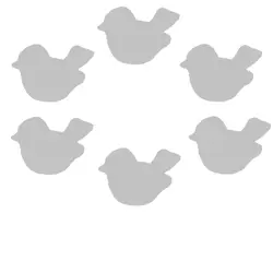 6 optionele pluche vogels