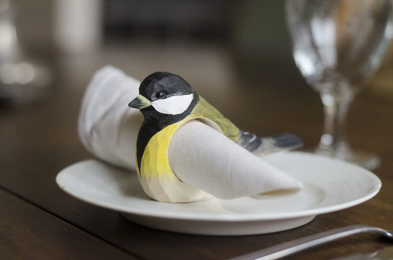 Koolmees (servetten ring)